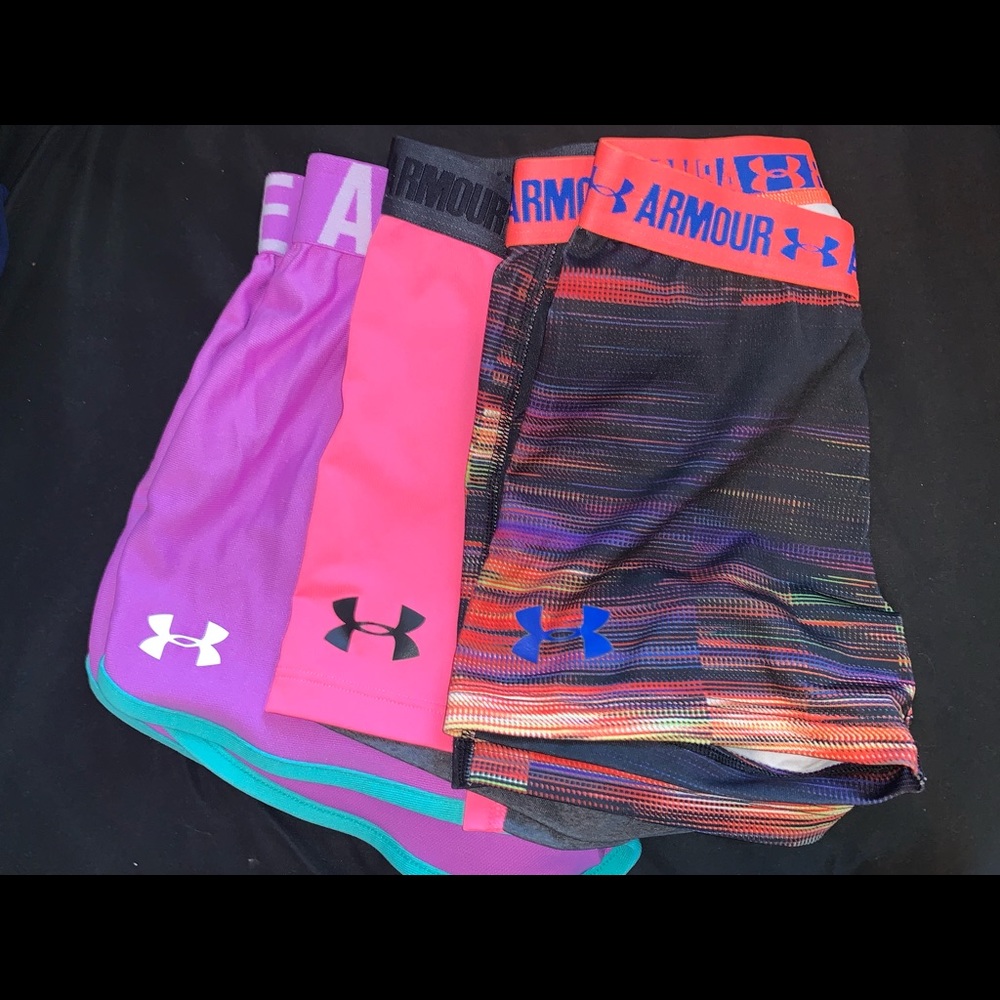 Three Under Armour Shorts